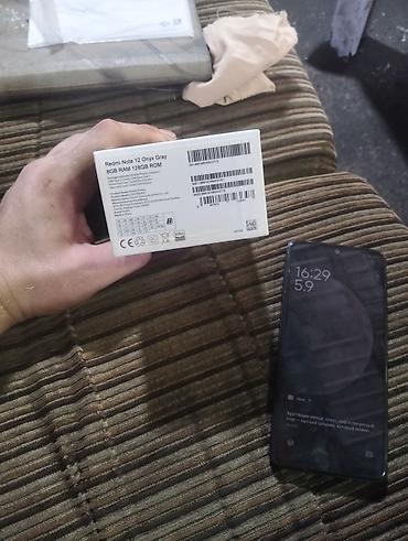 redmi airdots s: Redmi Note 12, 128 GB, rəng - Boz, Barmaq izi — 8