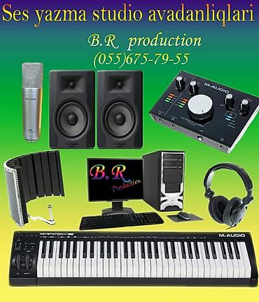 Musiqi alətləri: Istediyiniz Ses Yazma Studiyalarin yigilmasi Hazir professional — 6