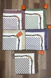 Платки: Платок, Осень-весна, С узорами, С бисером, Вязаная модель — 26