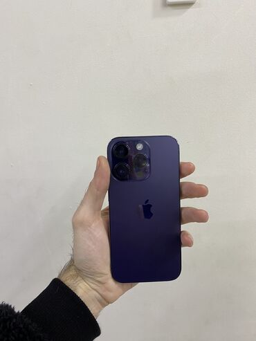 Apple iPhone: IPhone 14 Pro, 128 GB, Face ID, Sənədlərlə