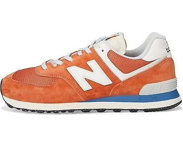 574: Мужские кроссовки, 41.5, New Balance, Новый, цвет - Оранжевый, Бесплатная доставка, Самовывоз, Платная доставка — 3
