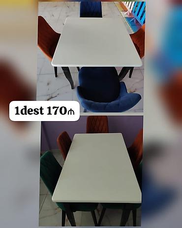 Kafe reston uçun 14 dest masa oturacaq desti satılır bir dest 170azn