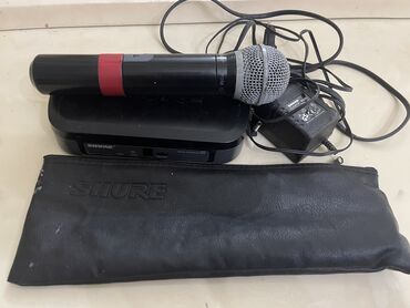 Mikrofonlar: Shure Mikrafon PG58 tam orjinaldi dollarnan almiwam 650 dollara pula
