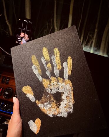 3д слепок: Творческий набор картина "Руки Влюбленных" Отпечаток Слепок рук для