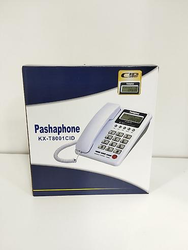Стационарные телефоны: Stasoinar telefon "Pashaphone 8001" Qeyd:rəngi qırmızıdır . ✅✅ MAĞAZA — 6