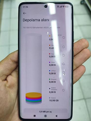 redmi poco x7pro: Poco X7, 512 GB, rəng - Sarı, Sensor — 2