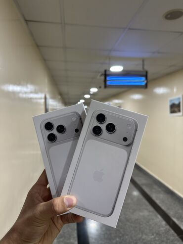айфон 7 бишкек бу: IPhone 17 Pro, Новый, 256 ГБ, Серебристый, Коробка, 100 %