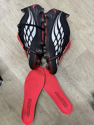 Футбольные бутсы Adidas Predator (FG) Размер :41 Черно Красные Одел