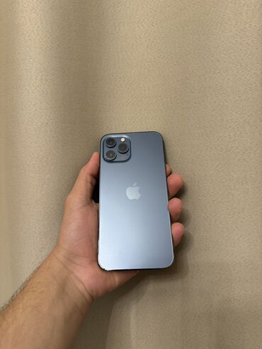 Apple iPhone: IPhone 12 Pro Max, 256 GB, Pacific Blue, Face ID