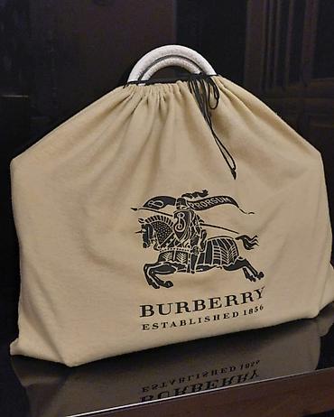 deri çanta: Burberry qadın çantası,orginal.Quzu dərisindəndir - Rəng: açıq — 2