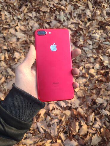 Apple iPhone: IPhone 7 Plus, 128 GB, Qırmızı, Barmaq izi