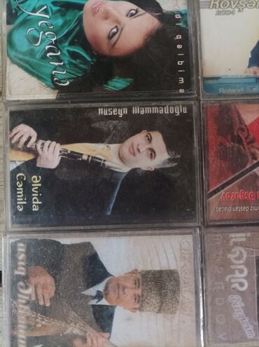 CD, DVD disklər və kassetlər: Orjinal kasetler balacalar 5 AZN vidyo kasetler 8 azn yumuru kasetler — 1