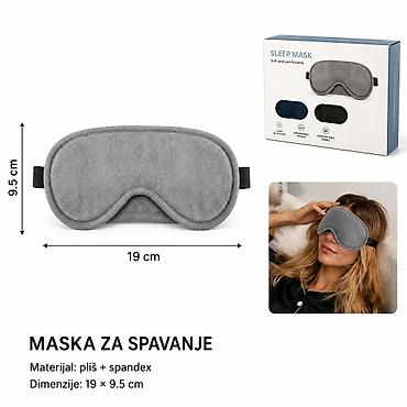 KMT Maska za oči 501857 Opis: - Maska za spavanje od mekog