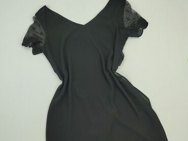 sukienki czarne eleganckie: Sukienka, S, stan - Bardzo dobry