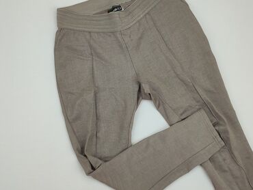 spodnie materiałowe z gumką: Material trousers, Janina, S (EU 36), condition - Fair