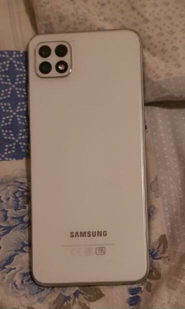 самсунг за 40000: Samsung Galaxy A22 5G, Б/у, 64 ГБ, цвет - Белый, 2 SIM