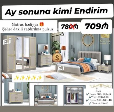 Yataq desti rəng seçimi var