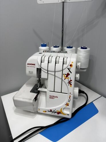 Zərərvericilərə qarşı mübarizə aparatları: Tikiş maşını Janome, Yeni,Overlok, 4 saplı, Pulsuz çatdırılma
