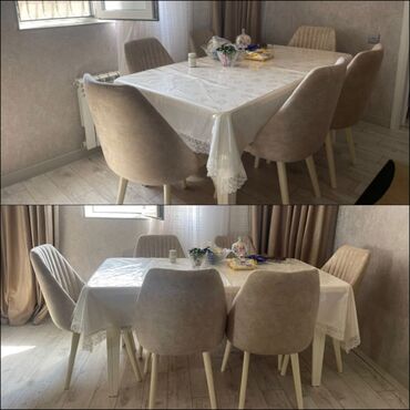 купить айфон 6 с бу: (Masa desti) ideal veziyyetde az iwlenib masa acilir ve 6 oturacagʻ