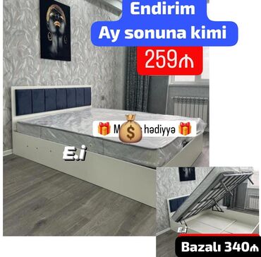 Divan və masa dəstləri: Yeni, İkinəfərlik çarpayı, Matras ilə