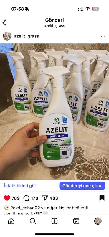 dopu qaz: Sprey Qaz plitəsi ve soba təmizləmək üçün, Pulsuz çatdırılma