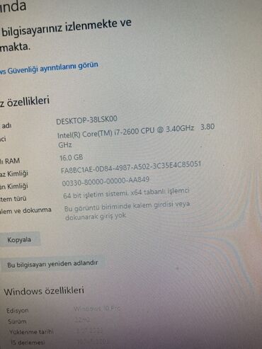 xiaomi pad 5 pro qiymeti: Bu masaüstü kompüter Intel Core i7-2600 CPU ilə təchiz olunmuşdur