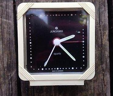 Satovi za kuću: Germany made Junghans Quartz Travel alarm clock. Made in GERMANY — 13
