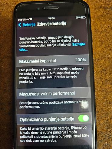 Apple iPhone: Apple iPhone 7, 32 GB, crna boja (Black)Telefon je potpuno ispravan — 9