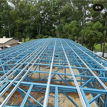 Обшивка лестниц: Продам лестницу из нержавеющего-оцинкованного профиля 0.7, высота — 14