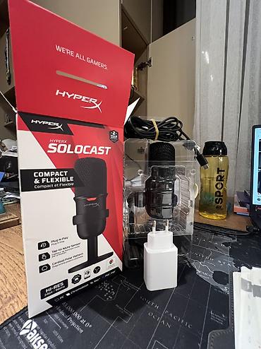 Mikrofonlar: Yeni Simli Mikrofon HyperX, Pulsuz çatdırılma — 2