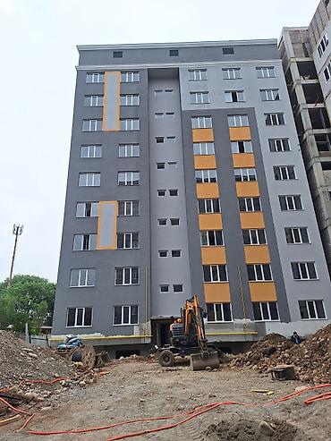 red centr: 2 комнаты, 55 м², Киргизия 2 ж/м 107 серия, 2 этаж, ПСО (под самоотделку) — 1