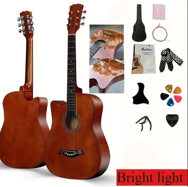 Gitaralar: Akustik gitara, 6 sim, Yeni, Pulsuz çatdırılma, Rayonlara çatdırılma