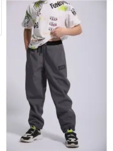 детские утепленные брюки: Джинсы и брюки, цвет - Серый