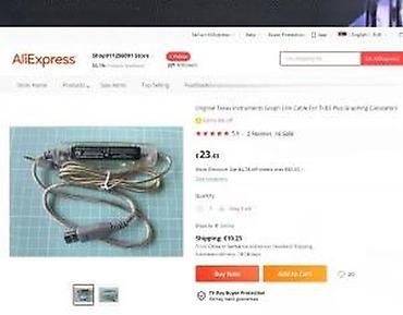 Druga oprema za računare i laptopove: Texas Instruments 94327 TI GraphLink USB kabl Opis: - Originalni TI — 6