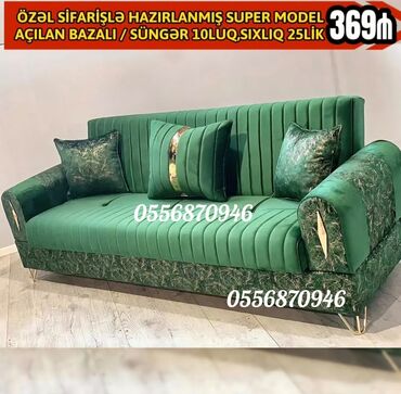 Divanlar: Künc divan, Yeni, Açılan, Bazalı, Parça, Şəhərdaxili pulsuz çatdırılma — 19