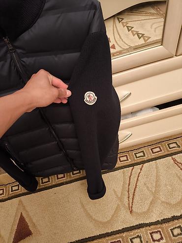кышкы кийимдер: Куртка Moncler в комбинированном дизайне: передняя часть выполнена в — 1