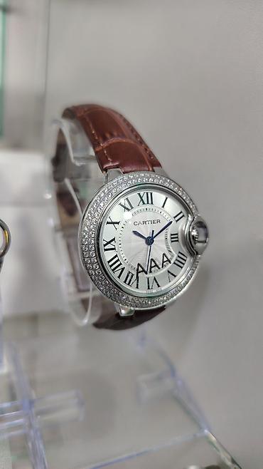 lv saat: Cartier Ballon Bleu üslubunda zərif qadın saatları - Korpus: parlaq — 1