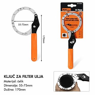KMT Mali ključ za filter 2385787 Praktičan alat za brzo i bezbedno