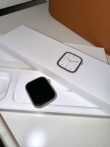Наручные часы: Продаю! Apple Watch 7 Series 45mm Starlight Почти не пользовались, в