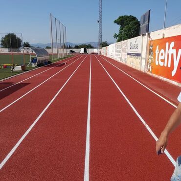 Рулонные покрытия из резиновой крошки: Резиновое покрытие, беговая дорожка, спортивное покрытие — 18