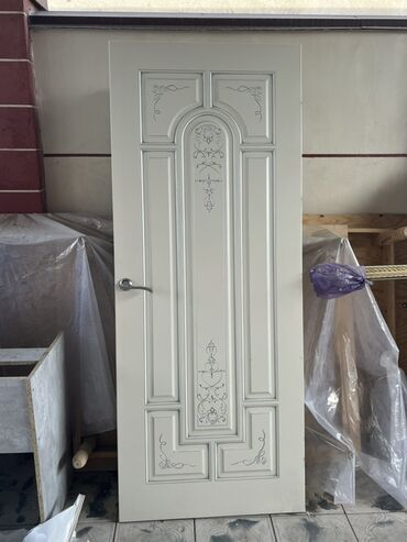 декоративный цветок: Жабык ички эшик, МДФ, Panel, Россия, түсү - Ак, 2 * x 80 см, Колдонулган