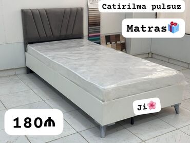 taxt üçün matraslar: Yeni, Təknəfərlik çarpayı, Matras ilə