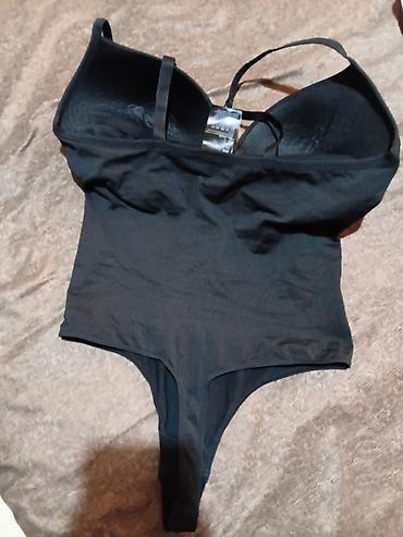 aksa: H&M ženski bodi – crni, model sa korpama i tangama m/l - Brend — 3