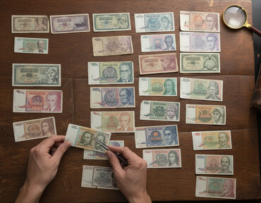 Numizmatika i filatelija: Kolekcija jugoslovenskih i srpskih novčanica – razni apoeni i izdanja — 1