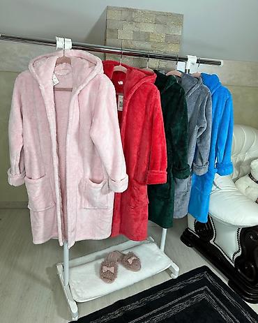 Халаты: Женские/мужские/детские махровые халаты Теплые халаты 100%хлопок — 16