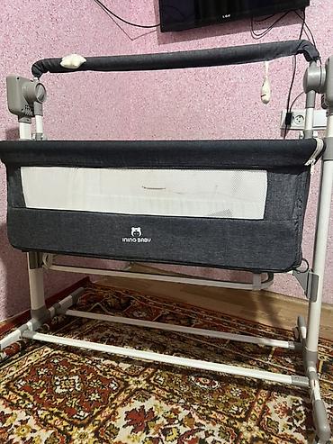 платье детская: Детская прикроватная кроватка-колыбель INING BABY (серый меланж) - — 1