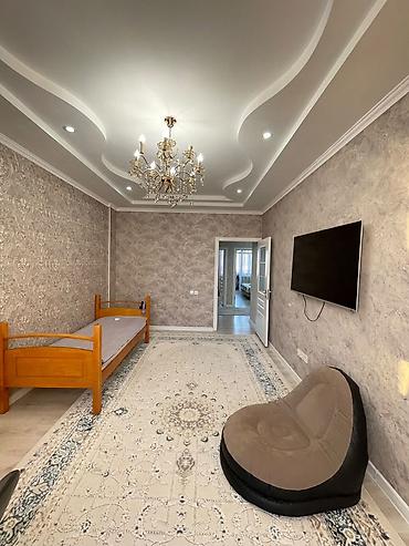 Квартиры: 3 комнаты, 80 м², Асанбай мкр Элитка, 9 этаж, Старый ремонт — 9
