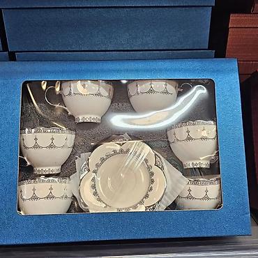 Kompleti posuđa: Set šoljica za kafu/espreso sa tanjirićima – elegantni porcelan sa — 7