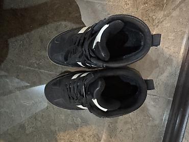 Krasofkalar və idman ayaqqabıları: İçi mexli Qara rəngli Adidas kişi/kadın idman ayaqqabısı – yüksəkboğaz — 4