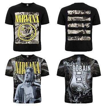 Футболки: Футболки с символикой культовых групп, выполненные из натурального — 12